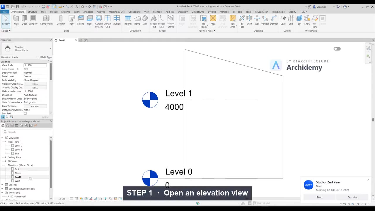 Add levels for mass floors — step by step