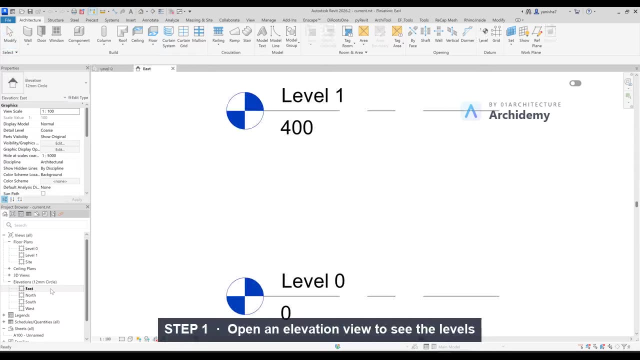 Set up levels and floor plans — step by step