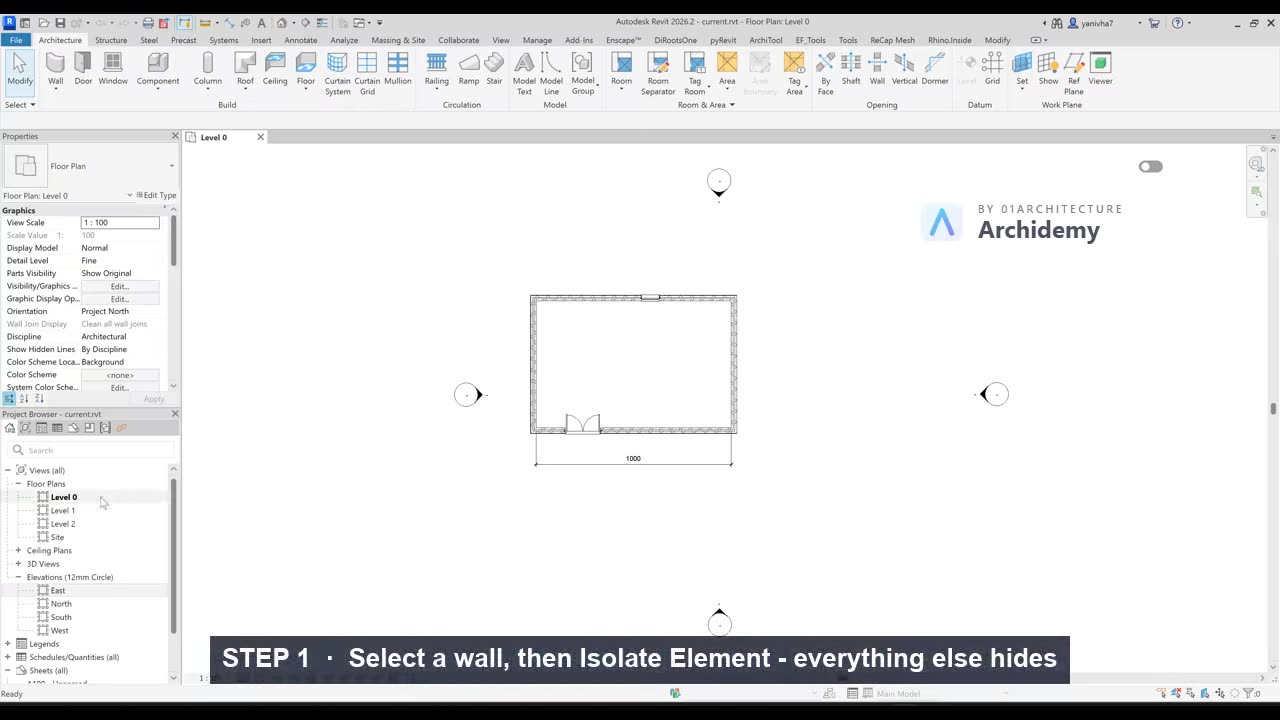 Isolate and reset elements in a view — step by step